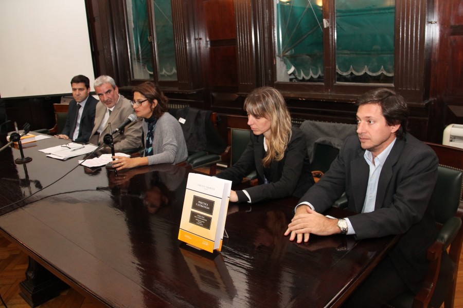 Carlos Calvo Costa, Carlos Eduardo Tambussi, Fabiana Schafrik, Silvina Alonso y Fernando Blanco Muio