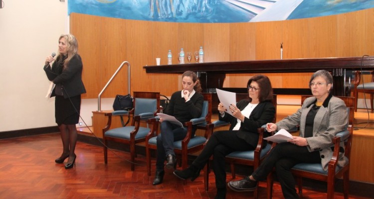 Virginia Badino, Lucila Kleinerman, Alicia Husni y Clara Gelman