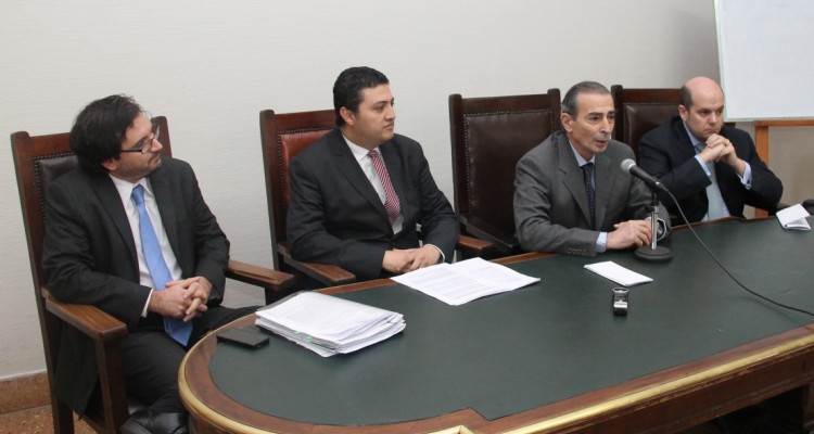 Juan S. Pasquier, Leandro Salgn, Bartolom Frallicciardi y Santiago Garca Mira