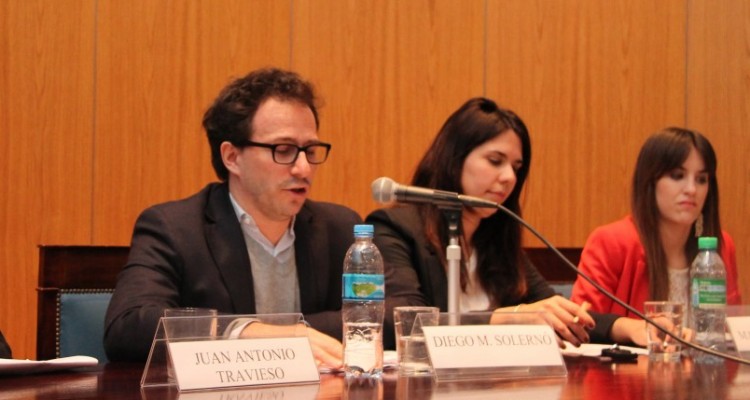 Juan Antonio Travieso, Diego M. Solern, Mariela Bondar y Mara Victoria Stuart