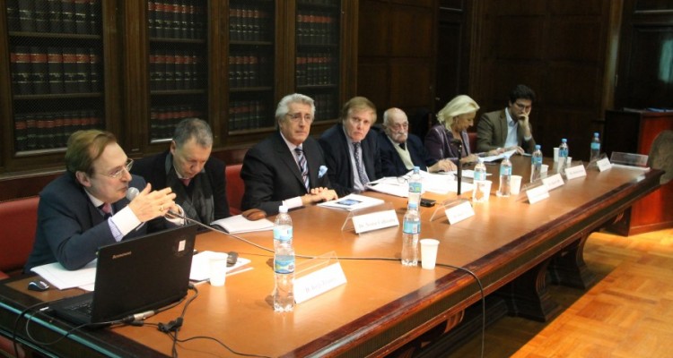 Jorge A. Franza, Nstor Cafferatta, Daniel R. Vtolo, Dino Bellorio Clabot, Mario Valls, Beatriz S. Krom y Javier Ureta Senz Pea