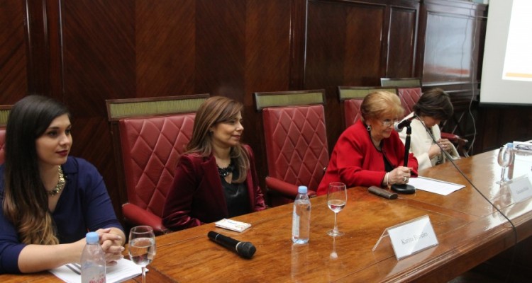 Andrea Koulinka, Karina Barreiro, Graciela Gidi y Norma Silvestre