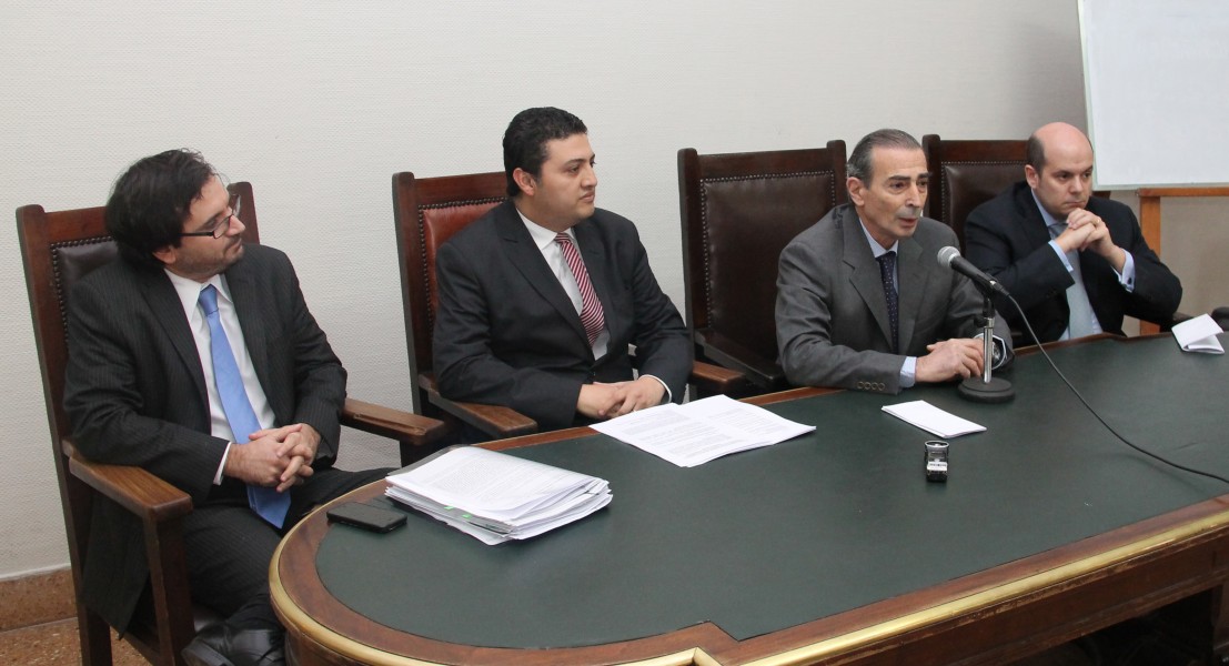 Juan S. Pasquier, Leandro Salgán, Bartolomé Frallicciardi y Santiago García Mira