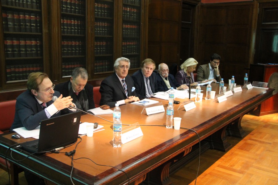 Jorge A. Franza, Nstor Cafferatta, Daniel R. Vtolo, Dino Bellorio Clabot, Mario Valls, Beatriz S. Krom y Javier Ureta Senz Pea