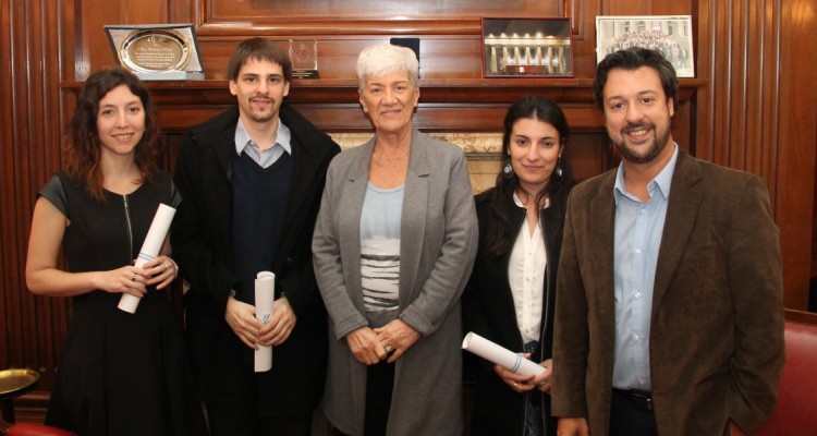 Sofa Anah Aguilar, Danilo Jorge De Luca, Mnica Pinto, Agustina Bladilo y Emiliano Buis