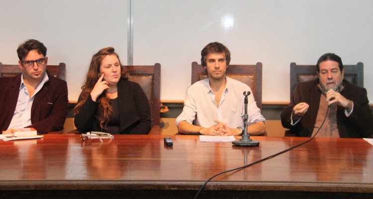 Julián Axat, Ángela Urondo, Guido L. Croxatto y Ricardo Rabinovich-Berkman