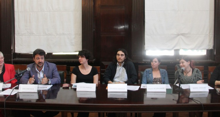 Cora Dukelsky, Emiliano J. Buis, Victoria Maresca, Eduardo Magoja, Mara Beln Landa, Mariel Vzquez y Mara Cecilia Colombani