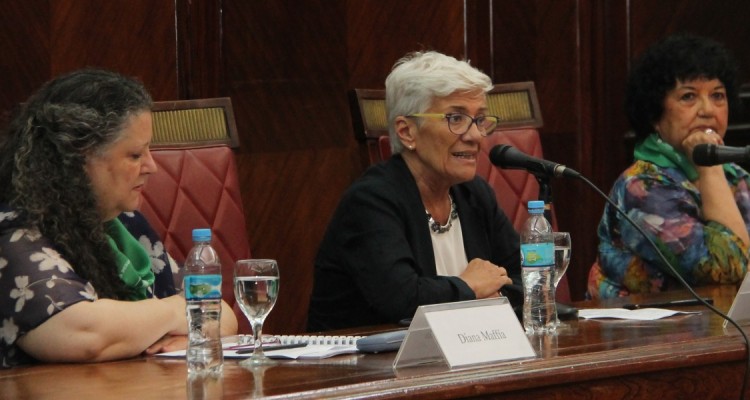 Diana Maffa, Mnica Pinto y Dora Barrancos