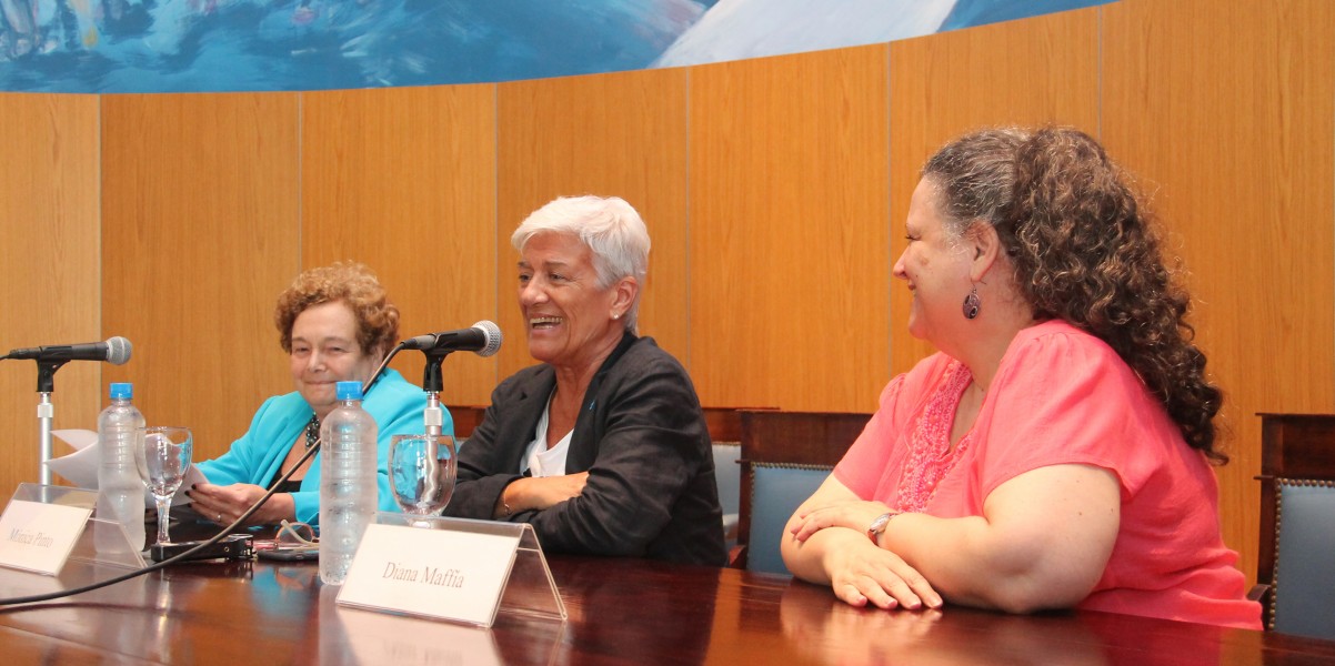 Stella Maris Martnez, Mnica Pinto y Diana Maffa