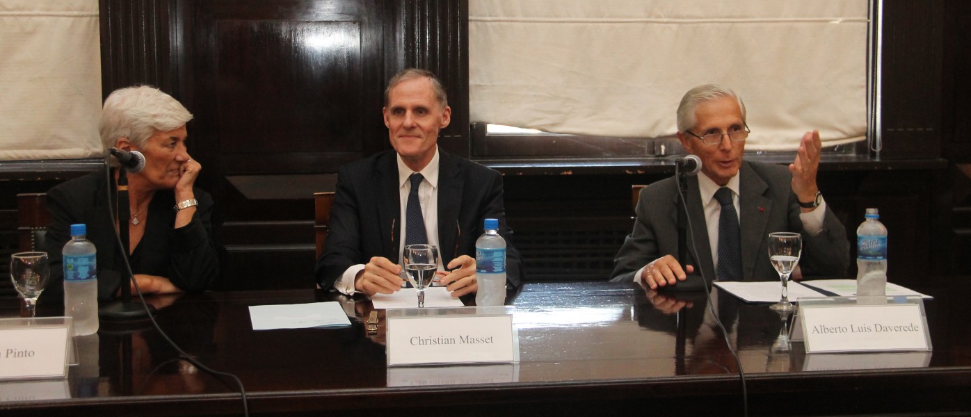  Mnica Pinto, Christian Masset y Alberto Luis Daverede