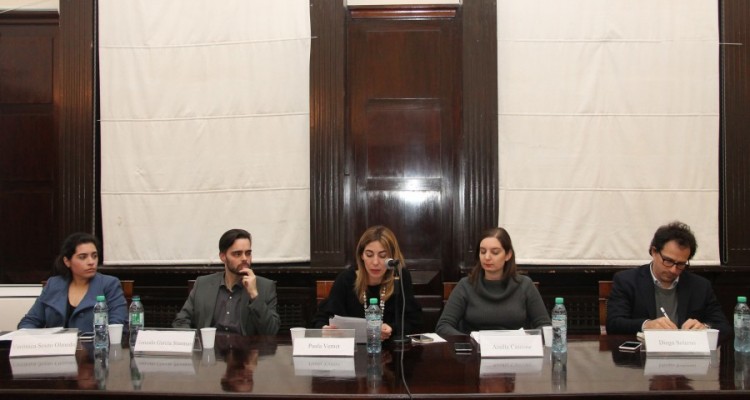 Vernica S. Souto Olmedo, Gonzalo Garca Steeman, Paula Vernet, Anala Cascone y Diego Solern