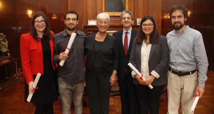 Ins Bescs Vera, Matas M. Ringa, Mnica Pinto, Marcelo Alegre, Agostina Cichero y Patricio E. Kenny