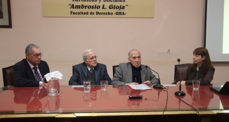 Rodolfo Rivarola, Tulio Ortiz, Abelardo Levaggi y Vernica Lescano Galardi