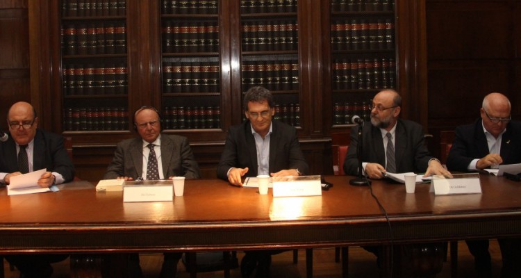 Roberto Malkassian, Yves Ternon, Claudio Avruj, Yosi Goldstein y Hctor Sussman