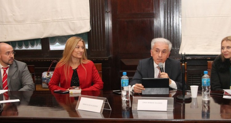 Leandro Merlo, Mara Silvia Villaverde, Jorge Berbere Delgado y rsula Basset