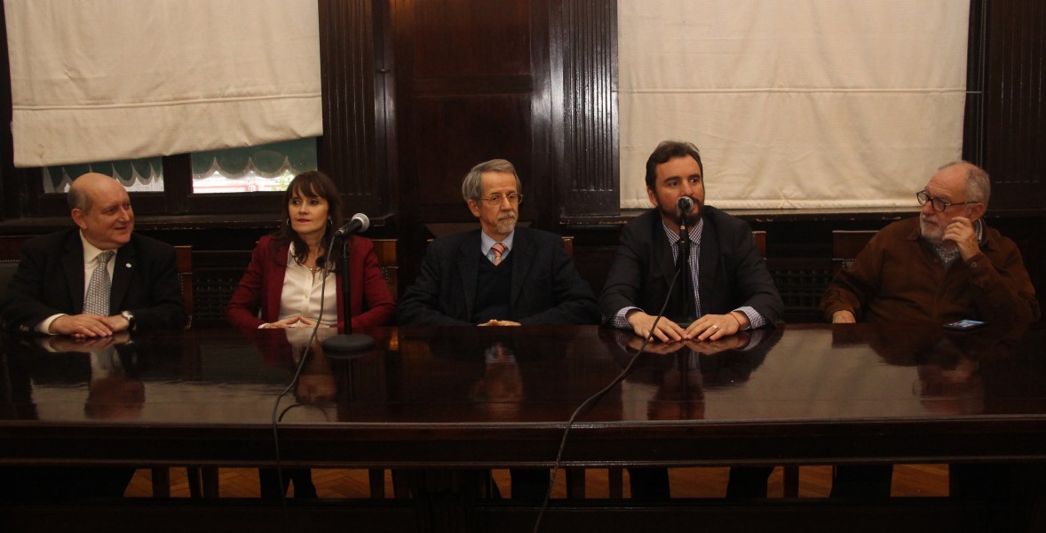 Miguel Ángel Maza, Silvia Pinto Varela, Osvaldo Maddaloni, Juan Pablo Mugnolo y Mario Ackerman