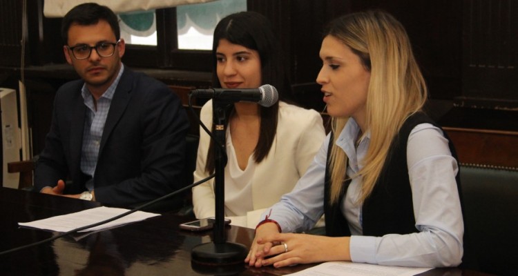 Gernimo L. Pealva, Antonella Stringhini y Natalia Tanno