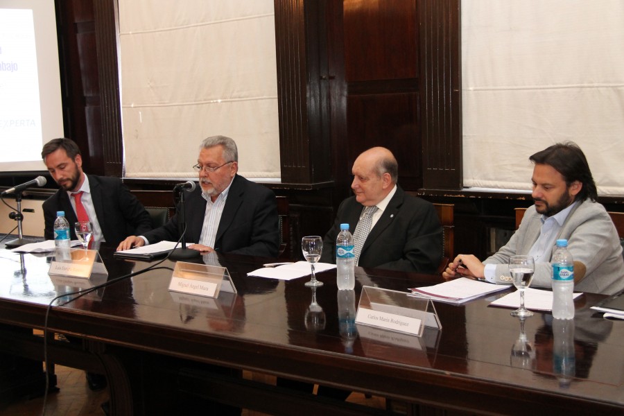 Oscar Benítez, Luis Enrique Ramírez, Miguel Ángel Maza y Carlos Marín Rodríguez