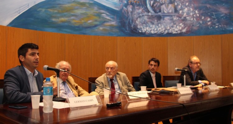 Germn Campi, Juan A. Travieso, Miguel ngel Espeche Gil, Guido Demarco y Fernando Sotelo