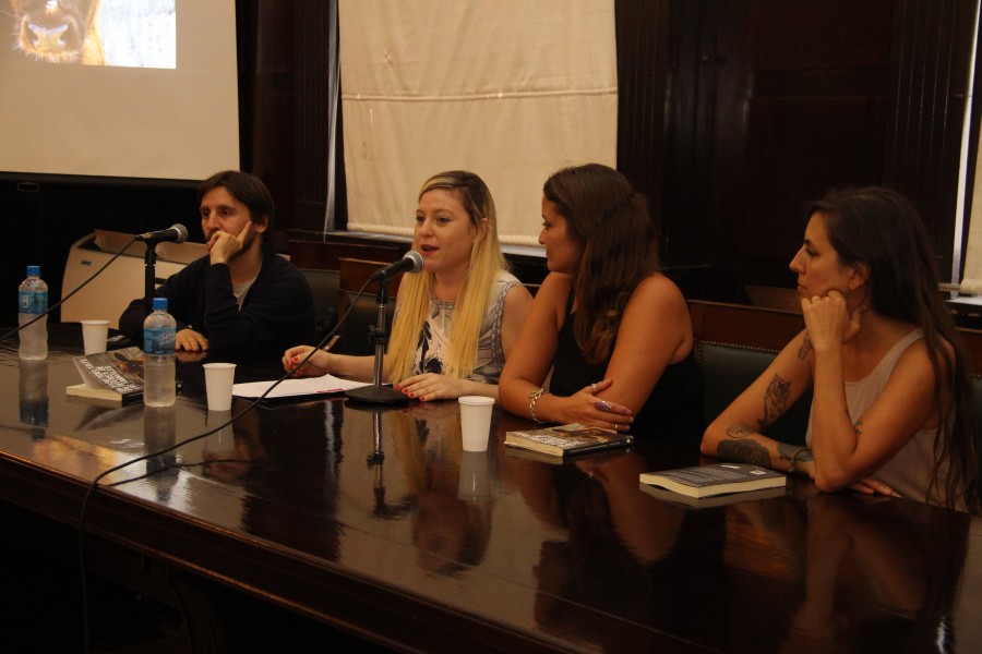 Oscar Horta, Agostina Allori, Alexandra Navarro y Malena Blanco