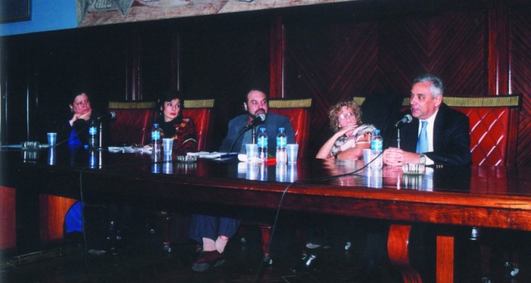 Diana Maffia, Graciela Vidiella, Samuel Cabanchik, Alicia Ruiz y Enrique Zuleta Puceiro