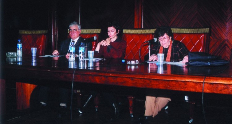 Luis Alberto Romero, Mnica Cabrera y Beatriz Rajland