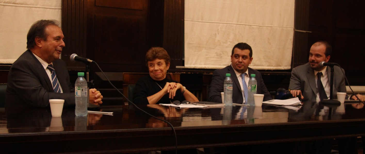 Marcelo Gebhardt, Aída Kemelmajer de Carlucci, Sebastián Martello y Juan Martín Alterini