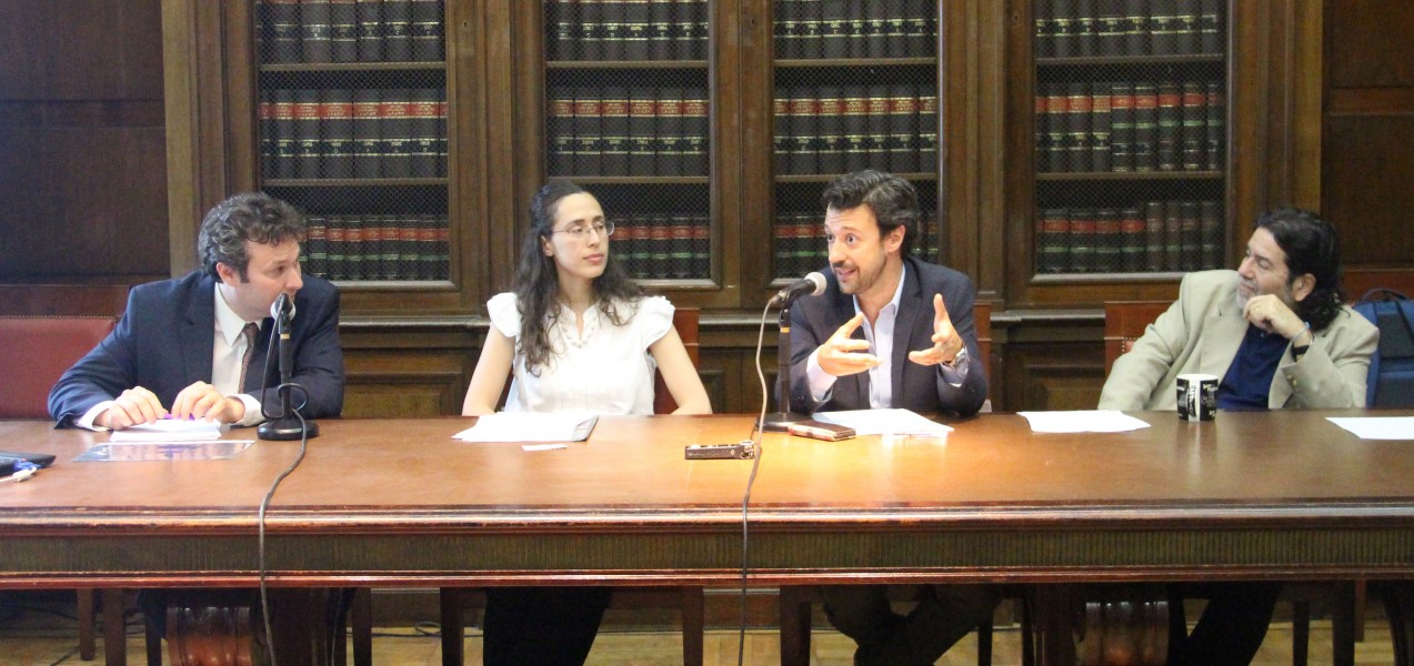 Agustín Parise, Julieta Marotta, Emiliano Buis y Ricardo Rabinovich-Berkman