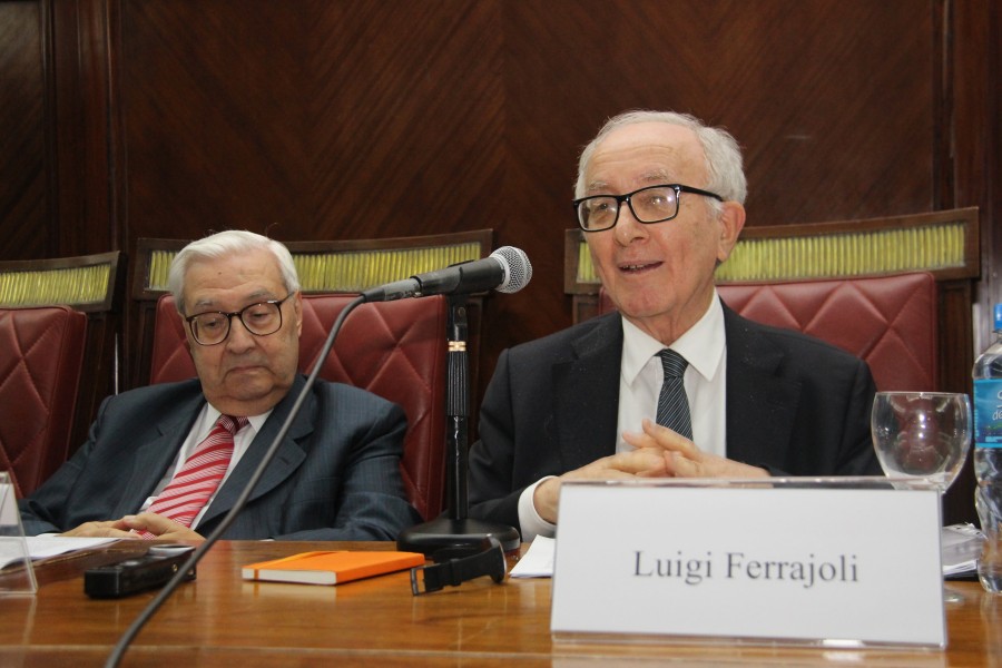 Ricardo Guibourg y Luigi Ferrajoli