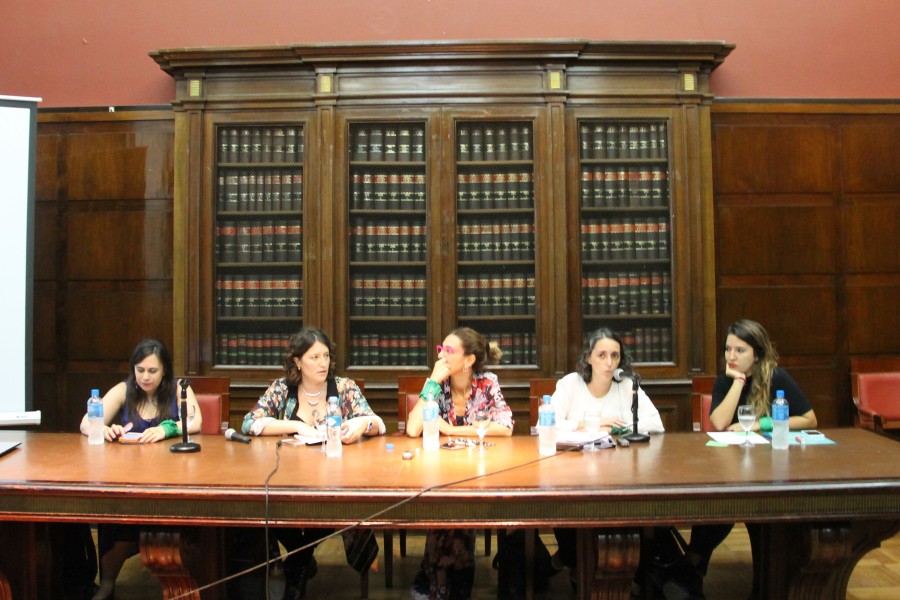 Cecilia Hopp, Liliana Ronconi, Marisa Herrera, Romina Faerman y Victoria Beltrán Flores
