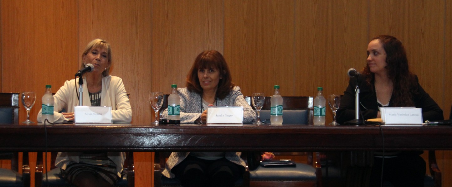 Silvia Nonna, Sandra Negro y Mara Vernica Laroca