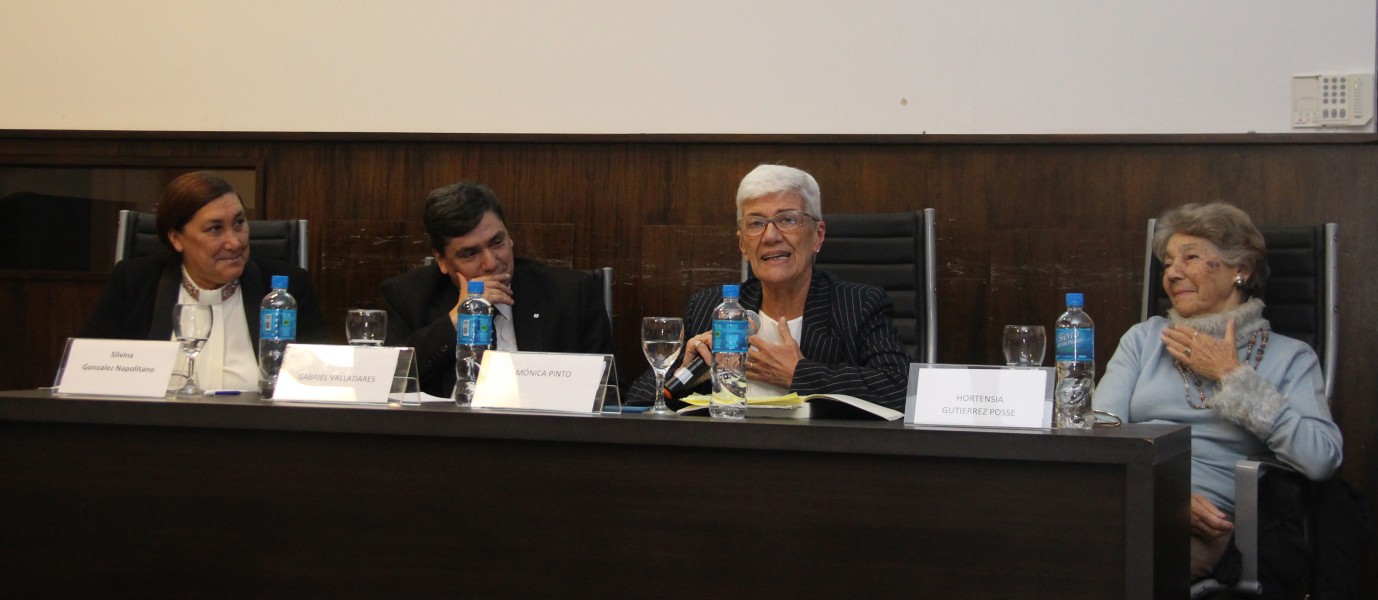 Silvina Gonzlez Napolitano, Gabriel Valladares, Mnica Pinto y Hortensia Gutierrez Posse