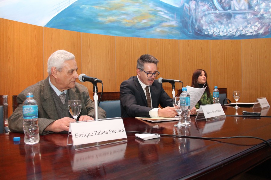 Enrique Zuleta Puceiro, Juan Pablo Alonso y Gabriela Scataglini