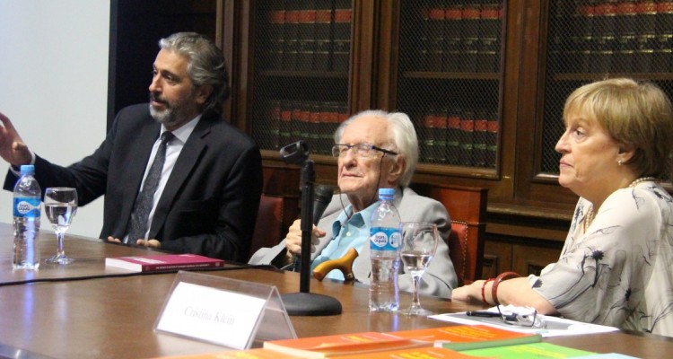 Juan Pablo Mas Velez, Johan Galtung y Mara Cristina Klein