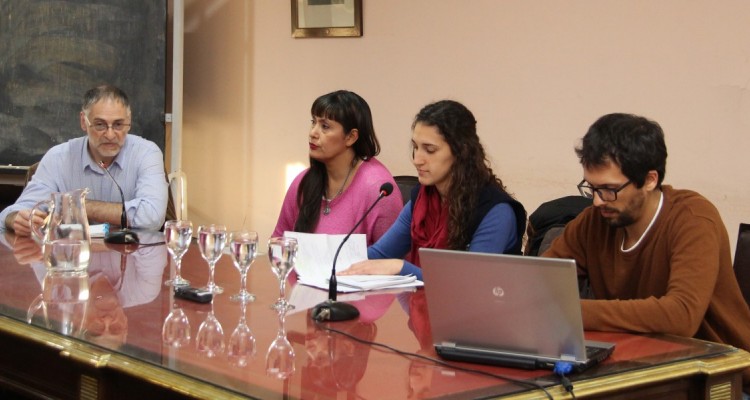 Gustavo Gamallo, Fernanda Mio, Guillermina Storch y Daniel Field