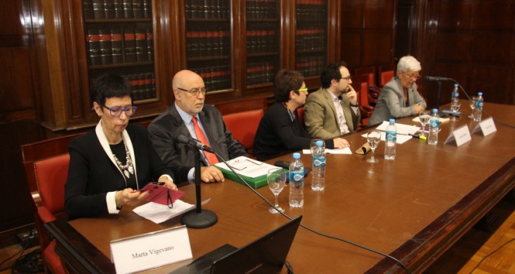 Marta Vigevano, Horacio Ravenna, Valeria Barbuto, Luciano Hazan y Mnica Pinto
