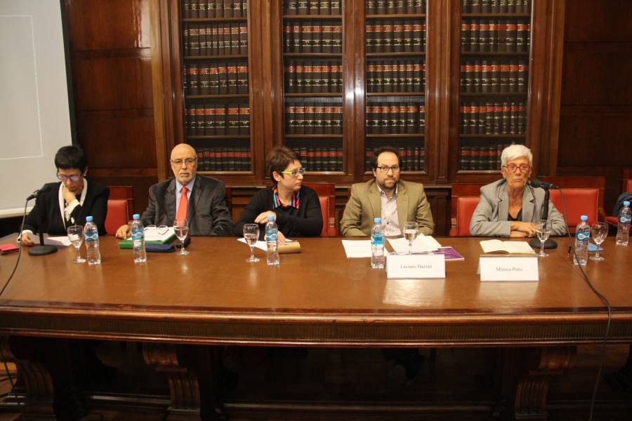 Marta Vigevano, Horacio Ravenna, Valeria Barbuto, Luciano Hazan y Mnica Pinto