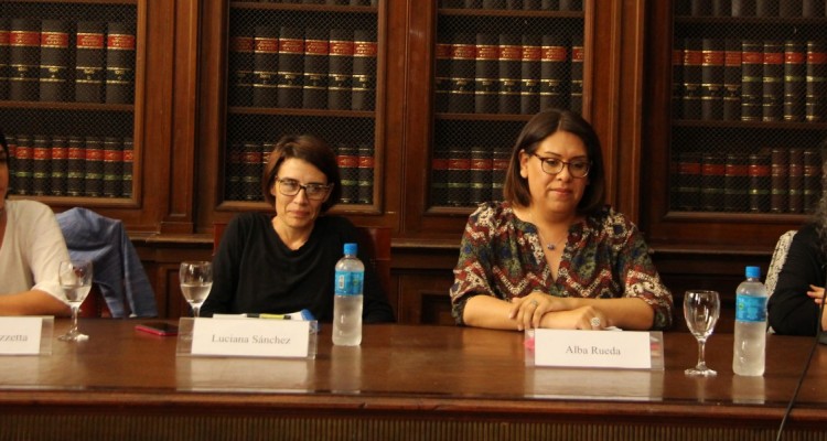 Mariela Labozzetta, Luciana Snchez, Alba Rueda y Diana Maffa