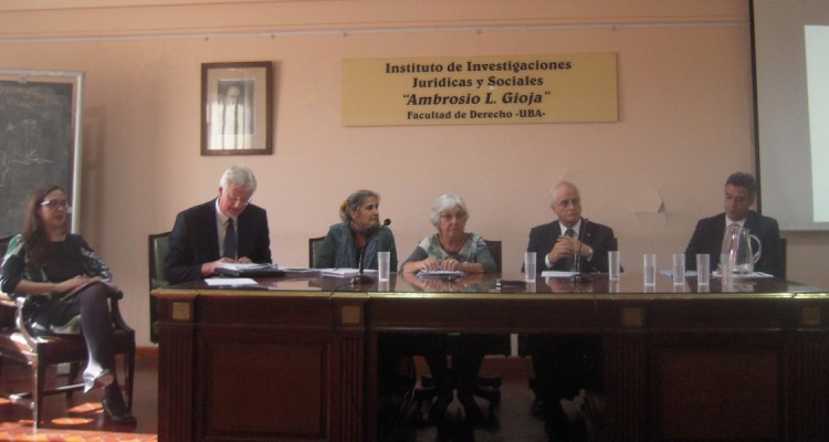 Julieta Mira, Stephan Parmentier, Vernica Torras, Mara Laura Garrigs de Rbori, Jorge Taiana y Daniel Rafecas