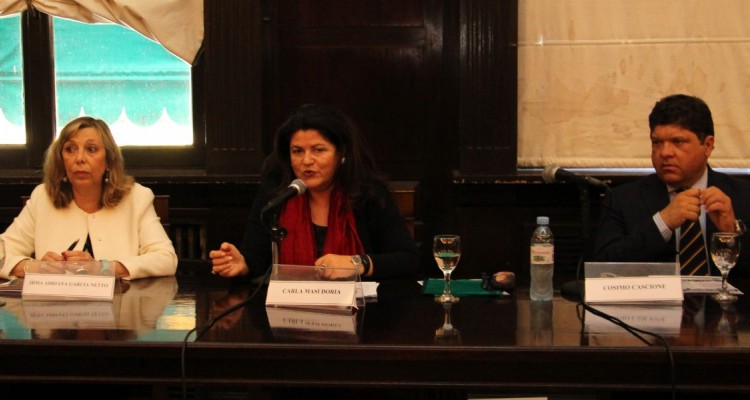 Irma Adriana Garca Netto, Carla Masi Doria y Cosimo Cascione