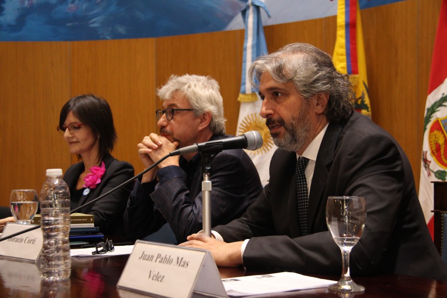 Silvia Bianco, Horacio Corti y Juan Pablo Mas Velez