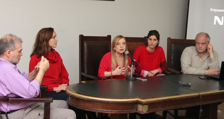 Carlos Blanco, Cecilia Ciancio, Mara Jos Lubertino, Milagros Hurtig y Fabio Grementieri