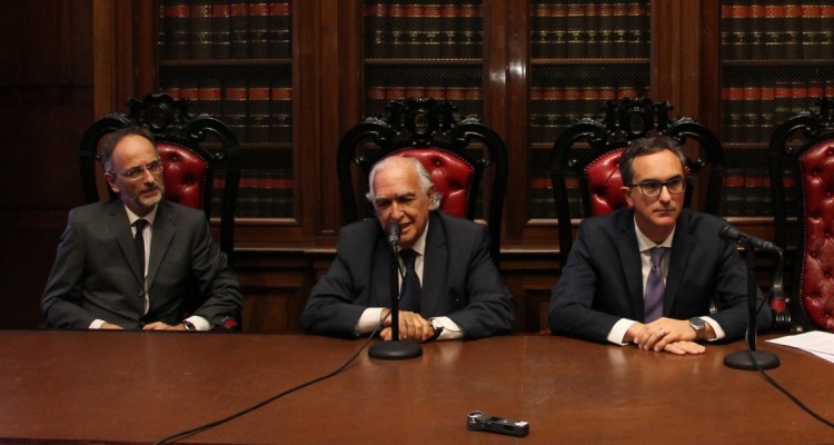 Carlos Balbn, Ricardo Gil Lavedra y Mateo Bermejo