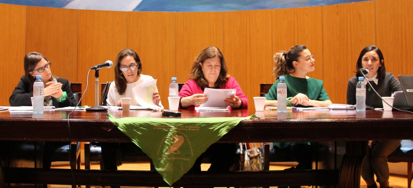 Brenda Austin, Carla Carrizo, Carmen Storani, Tamara Hall y Mara Beln Dileo