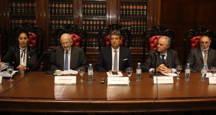 Paula S. Suárez, Gregorio Badeni, Horacio Rosatti, Alberto Garcia Lema y Pablo Tonelli