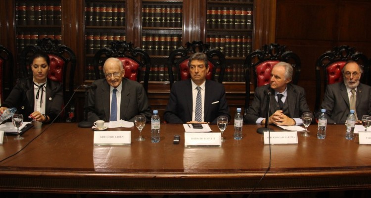 Paula S. Surez, Gregorio Badeni, Horacio Rosatti, Alberto Garcia Lema y Pablo Tonelli