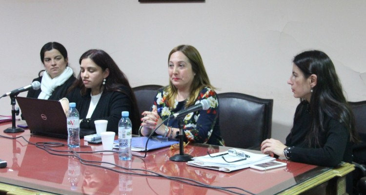  María José Muñoz Figueroa, Pilar Muñoz Figueroa, Katherine Naranjo Perez y Gabriela Zurlini