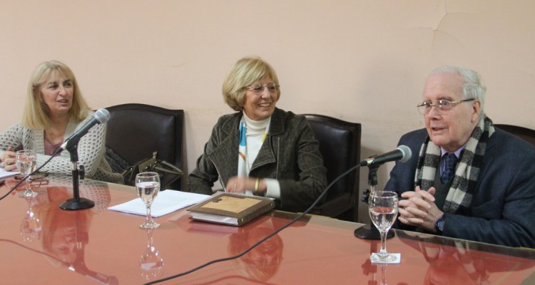 Mara del Carmen Maza, Corina Tiribelli y Tulio Ortiz