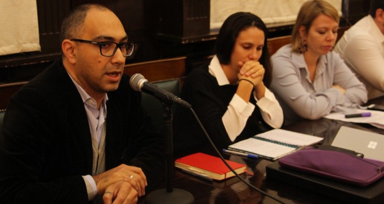 El director del proyecto organizador, Gustavo A. Beade, realiz una presentacin de la jornada.