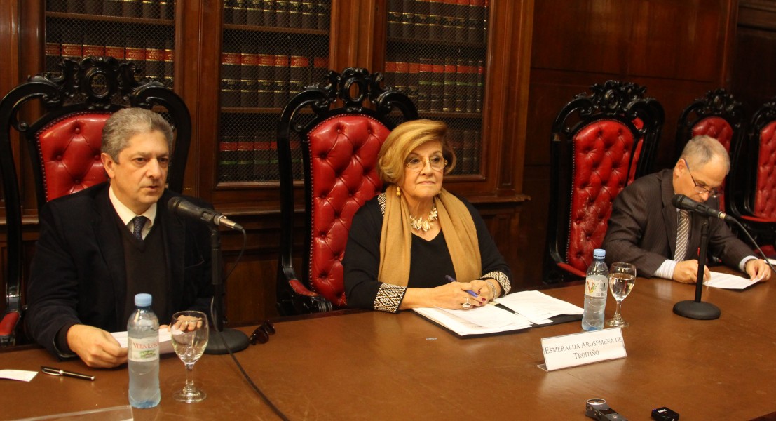 Marcelo Alegre, Esmeralda Arosemena de Troitio y Patrice Laquerre